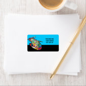 Palette d'artiste Adresse Étiquettes de messagerie (En situation)