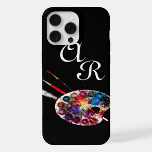 PALETTE DE COULEURS DE L'ARTISTE MONOGRAMME Noir