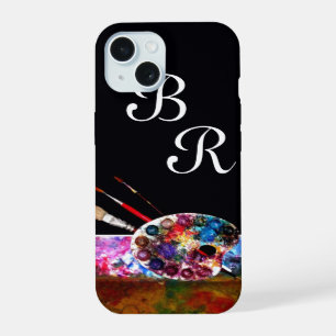 PALETTE DE COULEURS DE L'ARTISTE MONOGRAMME Noir