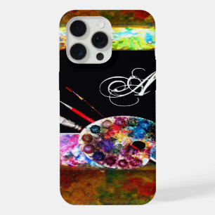 PALETTE DE COULEURS DE L'ARTISTE MONOGRAMME Noir