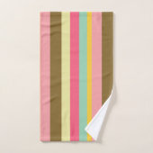 Palette de couleurs rayées d'été (Serviette à main)