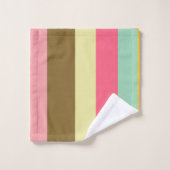 Palette de couleurs rayées d'été (Gant de toilette)