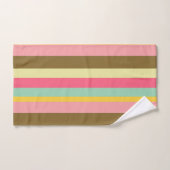 Palette de couleurs rayées d'été (Serviette à main)