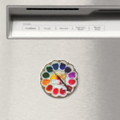 Palette de l'artiste "What Deviled Eggs ?" Magnet (In Situ (Lave-vaisselle))