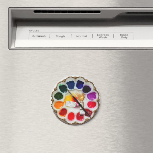 Palette de l'artiste "What Deviled Eggs ?" Magnet (In Situ (Lave-vaisselle))