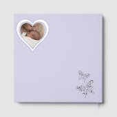 Palette de papillon Baby shower de palette argent (Verso)