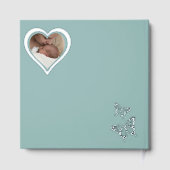 Palette de papillon Baby shower de palette argent (Verso)