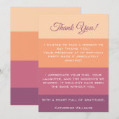 Palette de récolte de cartes de remerciements (Devant / Derrière)