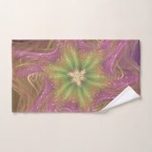 Palette de serviette fractée violet clair (Serviette à main)