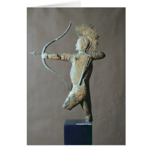 Palette de temps sous forme d'Indien d'Amerique