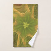 Palette Fractale Vert Lumière (Serviette à main)