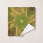 Palette Fractale Vert Lumière (Gant de toilette)