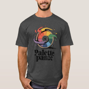 Palette Paniek Grappige Kunstenaarshumor T-shirt