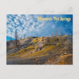 Palette Springs Sunrise Mammoth Hot Springs Briefkaart