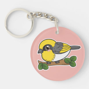 Palila Hawaii-woudvogel Sleutelhanger