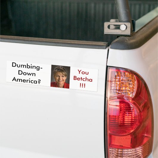 Palin1 Bumpersticker (Op Truck)