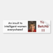 Palin2 Bumpersticker (Voorkant)