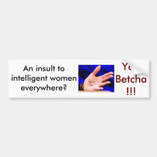 Palin4 Bumpersticker