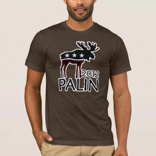 Palin 2012 Moose T-shirt (Voorkant)