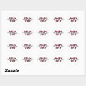 Palin 2012 Wijnstok Sticker (Vel)