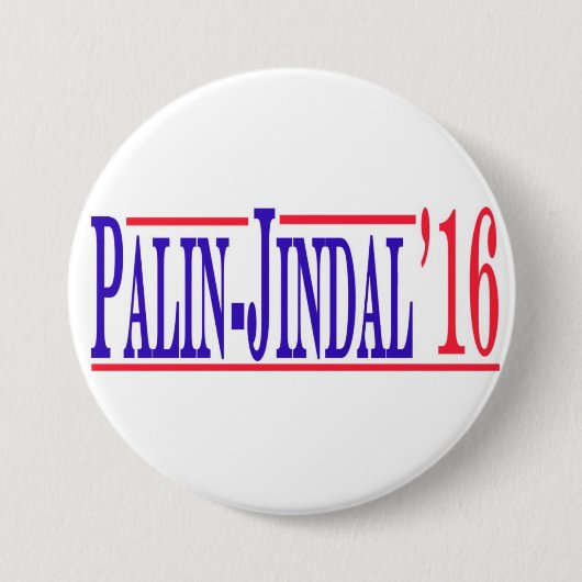 Palin-Jindal 2016! Ronde Button 7,6 Cm (Voorkant)