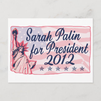 Palin Lady Liberty Briefkaart