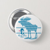 Palin Moose Button 2012 (Voorkant /achterkant)