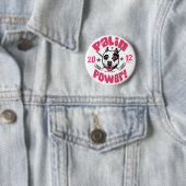 Palin Power Pit Bull 2012 Button (In situ)