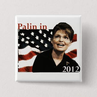 Palin voor President in 2012 Vierkante Button 5,1 Cm