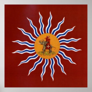 Palio Di Siena Contrada della Torre ( Toren)  Poster