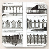 Palisade design uit 'Theorie en Praktijk van Gar' Drankjes Onderzetter (Voorkant)