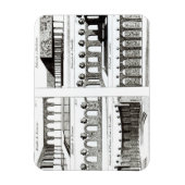 Palisade design uit 'Theorie en Praktijk van Gar' Magneet (Verticaal)