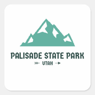 Palisade State Park - Utah Vierkante Sticker