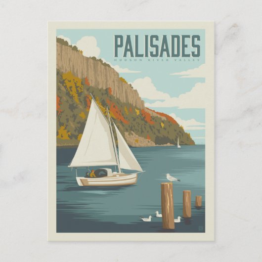 Palisades Hudson Valley, NY Briefkaart (Voorkant)