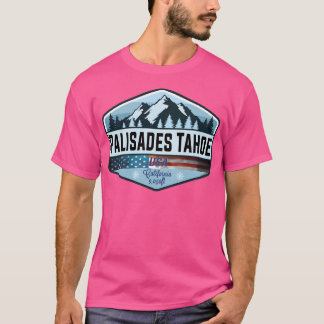 Palisades Tahoe USA Skiën California 01 T-shirt