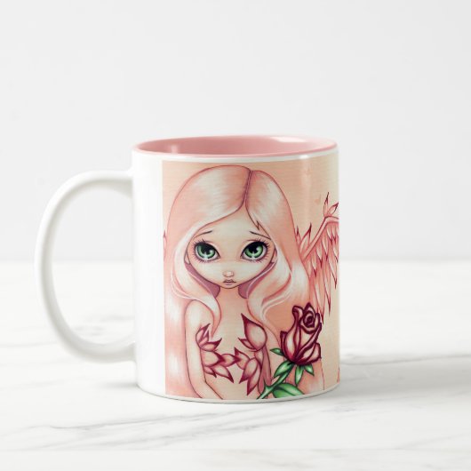 "Pâlissez" la tasse rose (Gauche)