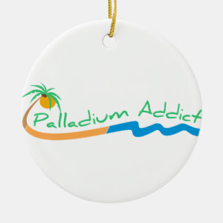 Palladium Addict Logo voor kerstversiering Keramisch Ornament