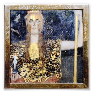 Pallas Athena, George Klimt & Gustav Klimt Foto Afdruk