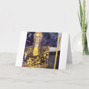 Pallas Athena, Gustav Klimt Kaart