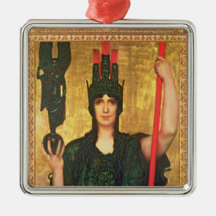 Pallas Athena Metalen Ornament