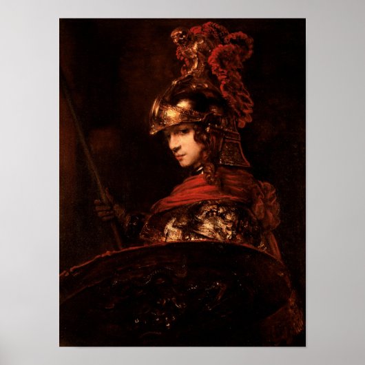 Pallas Athena of, gepantserd, 1664-65 Poster (Voorkant)