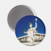 Pallas-Athene-fontein Magneet (Voorkant / Achterkant)