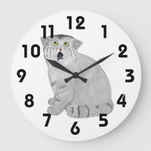 Pallas Cat Clock Grote Klok