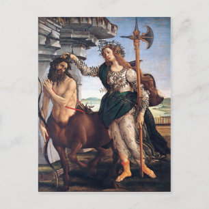 Pallas en de Centaur, Sandro Botticelli Briefkaart