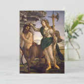 Pallas en het centrum | Botticelli (Staand voorkant)