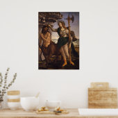 Pallas en het centrum door Botticelli Poster (Keuken)