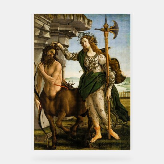 Pallas et le Centaure de Sandro Botticelli (Recto)