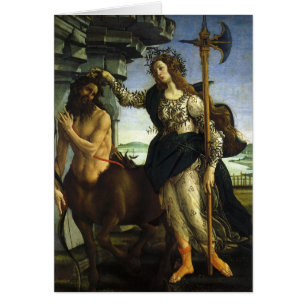 Pallas (Minerva) en de centaur van Sandro Botticel