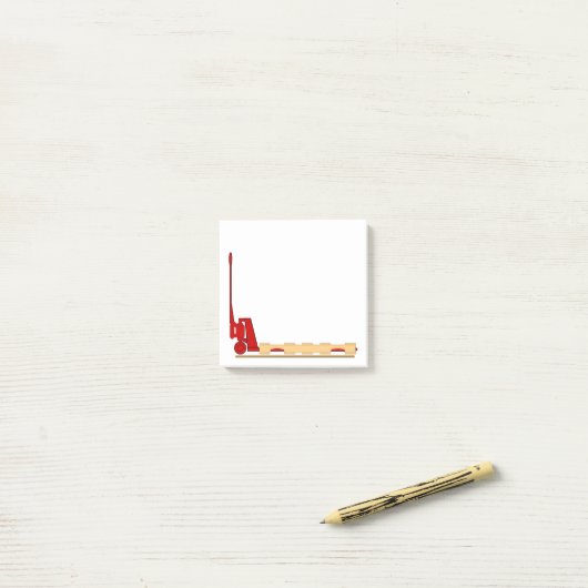 Pallet Jack Post-it® Notes (Op bureau)