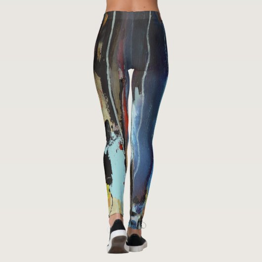 "Pallette de cascade" Leggings (Dos)